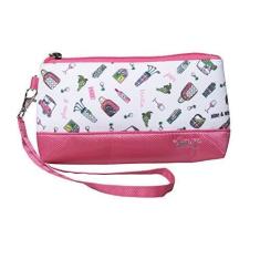 Imagem de Glove It Carteira de pulso feminina, carteira de pulso com zíper, linda e moderna mini bolsa clutch para telefone, viagem, acessórios de golfe, nove e vinho