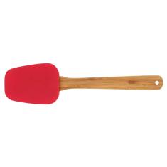 Imagem de Espátula Oval Silicone e Bamboo