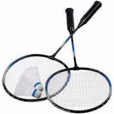 Imagem de Peteca Badminton E Raquetes Par