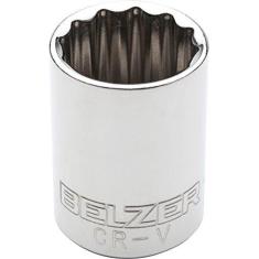 Imagem de Soquete Estriado Belzer Prateado 12mm