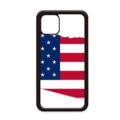 Imagem de Oregon USA Mapa Estrelas Listras Bandeira para iPhone 12 Pro Max Capa para Apple Mini Mobile Case Shell