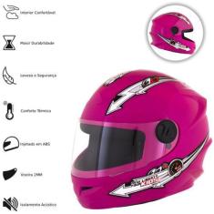 Imagem de Capacete Moto Fechado Infantil Criança Pro Tork Liberty 4 Four Kids