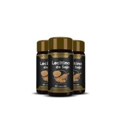 Imagem de 3X Lecitina De Soja Hf Suplementos 60 Caps