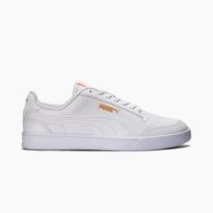 Imagem de Tênis Masculino Puma Shuffle Branco para Usar com Bermuda-Masculino