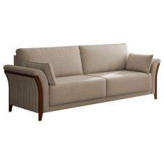 Imagem de Sofá 3 Lugares 222cm Perry Linho Bege - Sallar Home