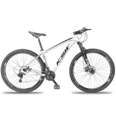 Imagem de Bicicleta Aro 29 Ksw Xlt 21 Marchas Shimano Freio Hidraulico Quadro 15&quot; Branco-preto