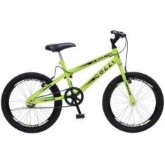 Imagem de Bicicleta Infantil Aro 20 Colli Max Boy - Amarelo Neon Freio V-Brake