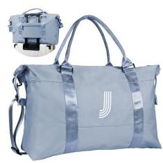 Imagem de Vogewood Bolsa esportiva de viagem inicial, bolsa de ginástica esportiva, bolsa de fim de semana personalizada com alça de ombro, monograma de presente de formatura para mulheres com manga de carrinho