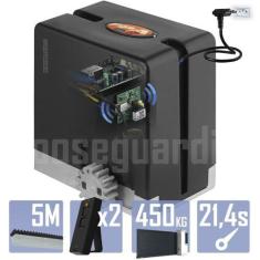 Imagem de Kit 1 Motor PPA 1/4CV Dz Hub Wifi 5m Crem 2 Control Portão 450Kg