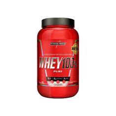 Imagem de WHEY 100% PURE POTE (900G) MORANGO INTEGRALMEDICA INTEGRALMÉDICA 