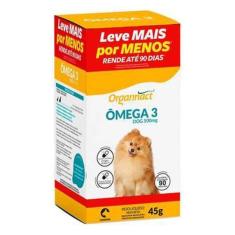 Imagem de Ômega 3 Dog 500Mg Suplemento Para Cães Organnact 90 Caps