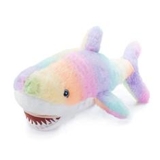 Imagem de Pelúcia de tubarão, Ombrez Ocean Animals, brinquedo de tubarão arco-íris 48 cm