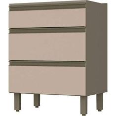 Imagem de Balcão de Cozinha 60 Cm 3 Gavetas Connect Henn