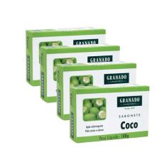 Imagem de Sabonete Granado Barra Coco Pele Limpa Sem Oleosidade Com 4