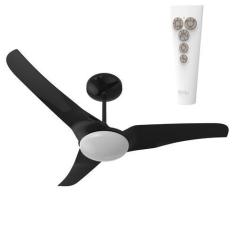 Imagem de Ventilador De Teto Aliseu Slim Preto Com Luminária Led Integrada - Con