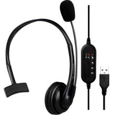 Imagem de Headset Office Fortrek fk 731A USB Preto
