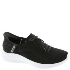 Imagem de Skechers Tênis feminino Hands Free Slip-ins Ultra Flex 3.0 Shining Glitz, Preto, 35