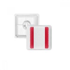 Imagem de OFFbb Peru Nacionais América do Sul bandeira do país pbt nomes de teclas de teclado mecânico branco OEM não marcado imprimir