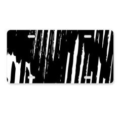 Imagem de DIYthinker Escova de carro textura de linha irregular acessório de aço inoxidável para decoração de carro