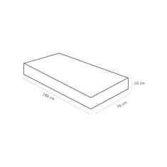 Imagem de Colchão Iso Duplo Conforto (78X188x20) - Ortobom
