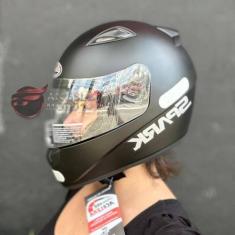 Imagem de Capacete EBF New Spark Solid Preto Fosco, 61
