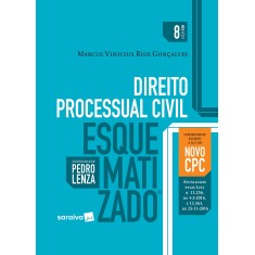 Imagem de Direito Processual Civil Esquematizado - 8ª Ed. 2017 - Gonçalves, Marcus Vinicius Rios - 9788547211639