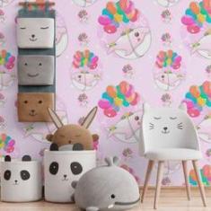 Imagem de Papel De Parede Adesivo Infantil Baleia N014081 Rolo 0,58X3M