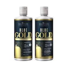Imagem de Kit Shampoo + Condicionador Alisante Blue Gold  500 ml 