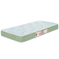 Imagem de Colchão Solteiro Sleep Max Espuma D33 78X188x15cm Branco/Verde - Casto