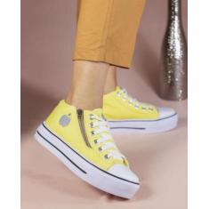 Imagem de Tenis Plataforma Via Star Shoes Ref. 1000 Amarelo