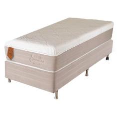 Imagem de Cama Box Solteiro (Box + Colchão) 78X188x69 Esmeralda Prorelax Molas E