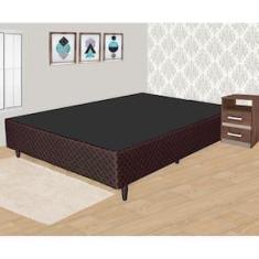 Imagem de Base Box Casal Umaflex Orleans 26x138x188cm - Marrom