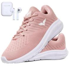Imagem de Tênis Feminino Academia Ultra Leve e Veloz + Fone Sem Fio-Feminino