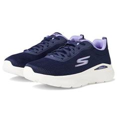 Imagem de Skechers GO Run LITE-Quick Stride Tênis feminino, azul marinho/lavanda, 39, Azul-marinho/lavanda, 37
