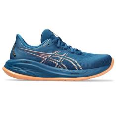 Imagem de ASICS Tênis masculino Gel-Cumulus 26, Azul marinho/laranja desbotado, 45