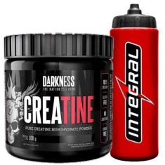 Imagem de Creatina Pura 300g Darkness + Squeeze 800ml Integralmedica, Sem.Sabor