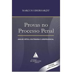 Imagem de Provas No Processo Penal - Eberhardt,marcos - 9788595900530