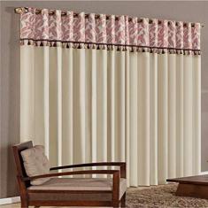 Imagem de Cortina para Varão Sonho Encantado 2,00m x 1,70m Sala Quarto - Rosê