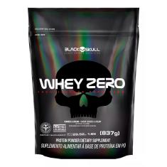 Imagem de WHEY PROTEIN ISOLADO WHEY ZERO 837G POUCH COOKIES AND CREAM BLACK SKULL 
