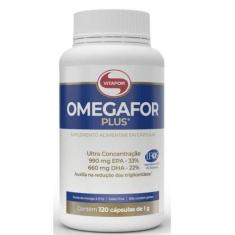 Imagem de Omegafor Plus Vitafor 120 Cápsulas Ômega 3 Dha 660Mg Epa 990Mg