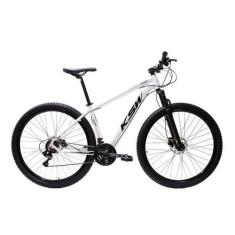 Imagem de Bicicleta Aro 29 Ksw Cambios Shimano 21v Freios Hidraulicos, Branco, 1