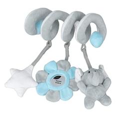 Imagem de Brinquedo para Pendurar para Bebês, Design de Gancho de Pelúcia Macio para Treinamento de Atenção para Bebês Brinquedo de Atividade Em Espiral para Bebês para Crianças Pequenas
