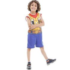 Imagem de  Fantasia Toy Story Infantil Xerife Woody Pop Curto - Global Fantasias