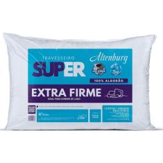 Imagem de Travesseiro Super Extra Firme - 48cm x 68cm - 100% Algodão - Recheio 100% Fibra de Poliéster - Altenburg