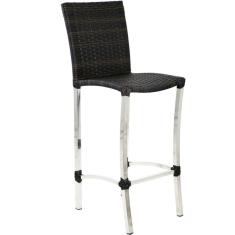 Imagem de Banqueta De Alumínio Cannes Para Edícula Mesa De Jantar Trama 