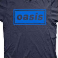 Imagem de Camiseta Oasis Marinho e  Claro em Silk 100% Algodão