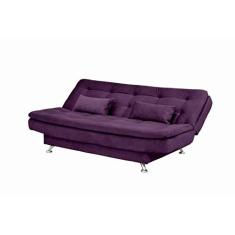 Imagem de Sofá Cama Salomé Suede Vinho F 445 - Matrix