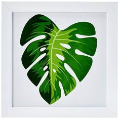 Imagem de Arte Maníacos Quadro Decorativo Costela de Adăo Verde - 46x32,5cm (Moldura em laca )