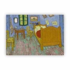 Imagem de Quadro O Quarto Van Gogh Arte Canvas 100X70Cm