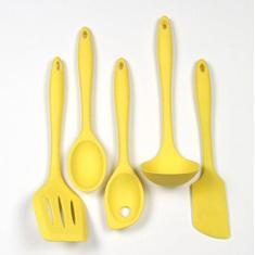 Imagem de Chef Craft Conjunto de utensílios e utensílios de cozinha de silicone com 5 peças, 